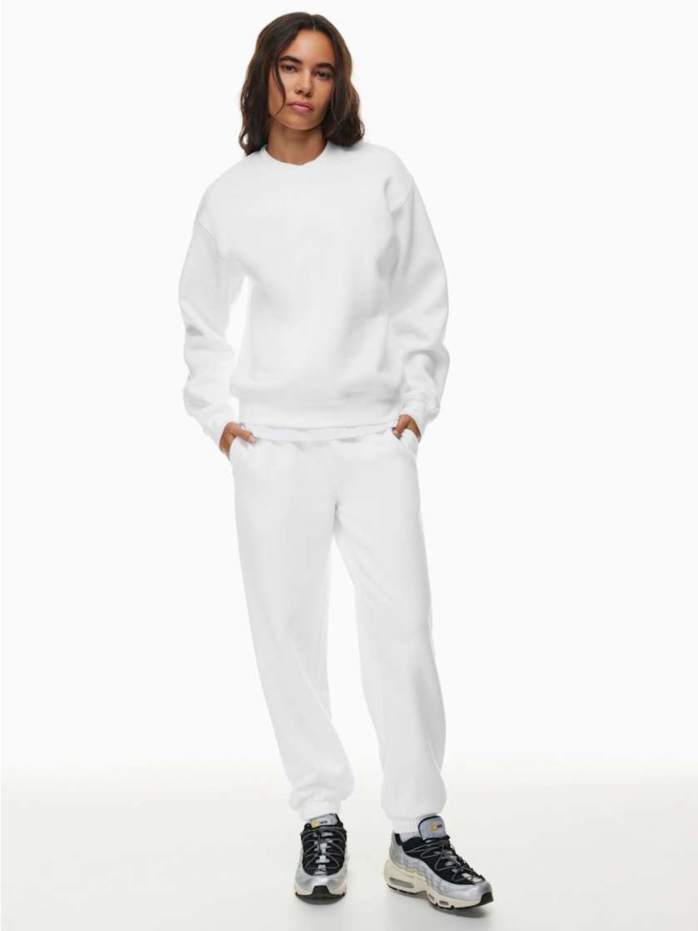 Aritzia TNA Baby Pink Crewneck Sweatshirt
